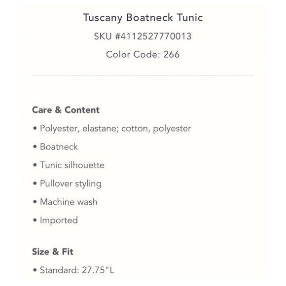 Tuscany Boatneck Tunic Pink Combo NWT XS - Picture 6 of 10